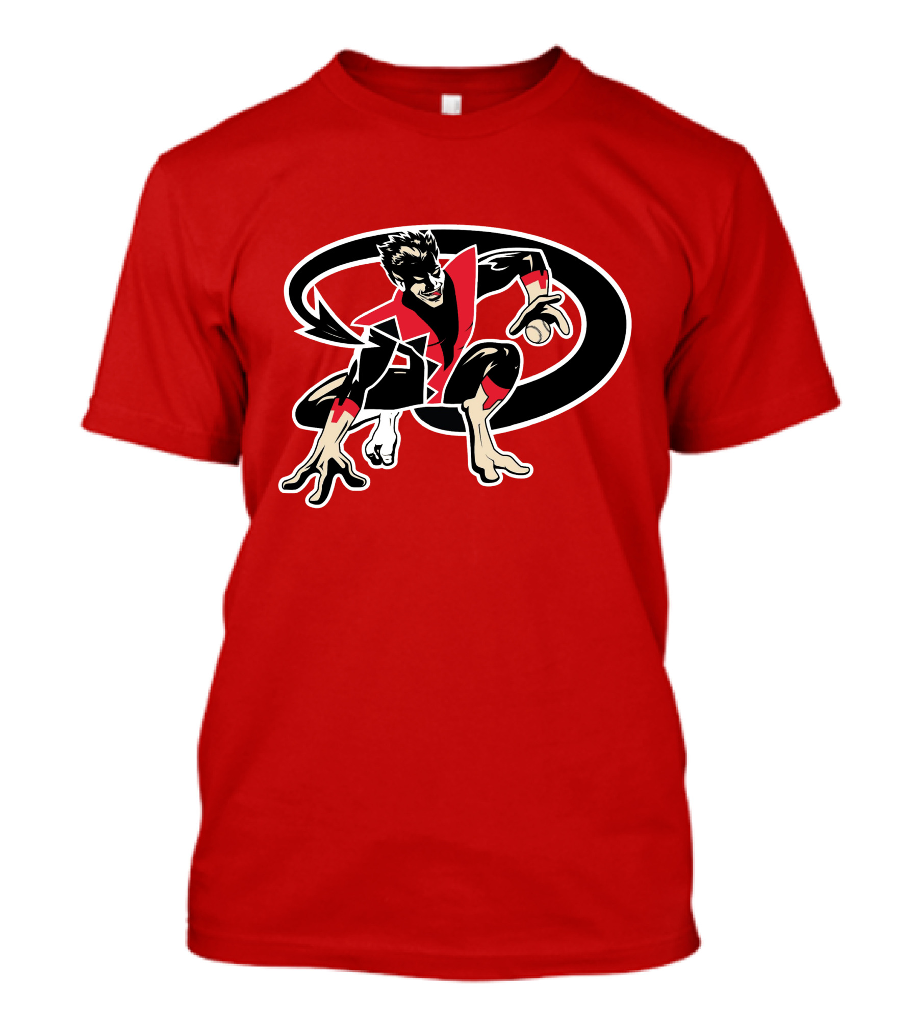 Arizona Nightcrawlers MLB Crossover With Baseball Superhero Character T-Shirt