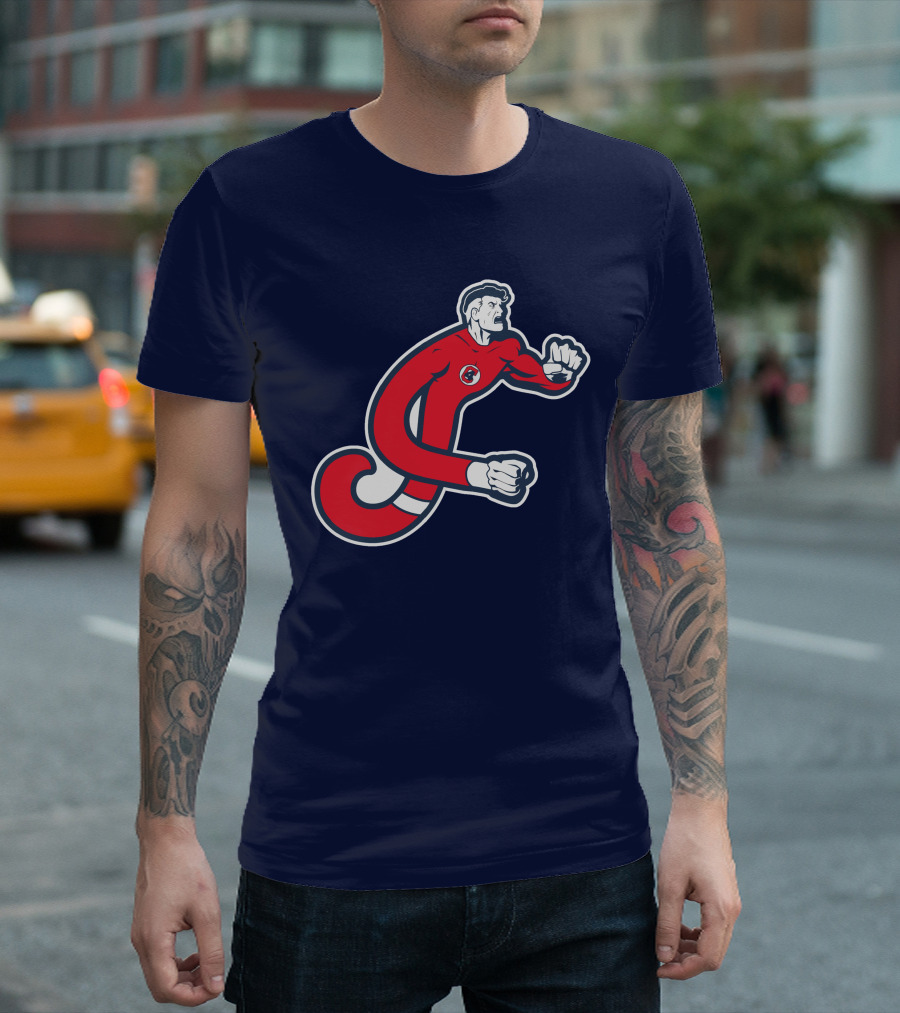 Cleveland Mr. Fantastics MLB Stretching Superhero T-Shirt