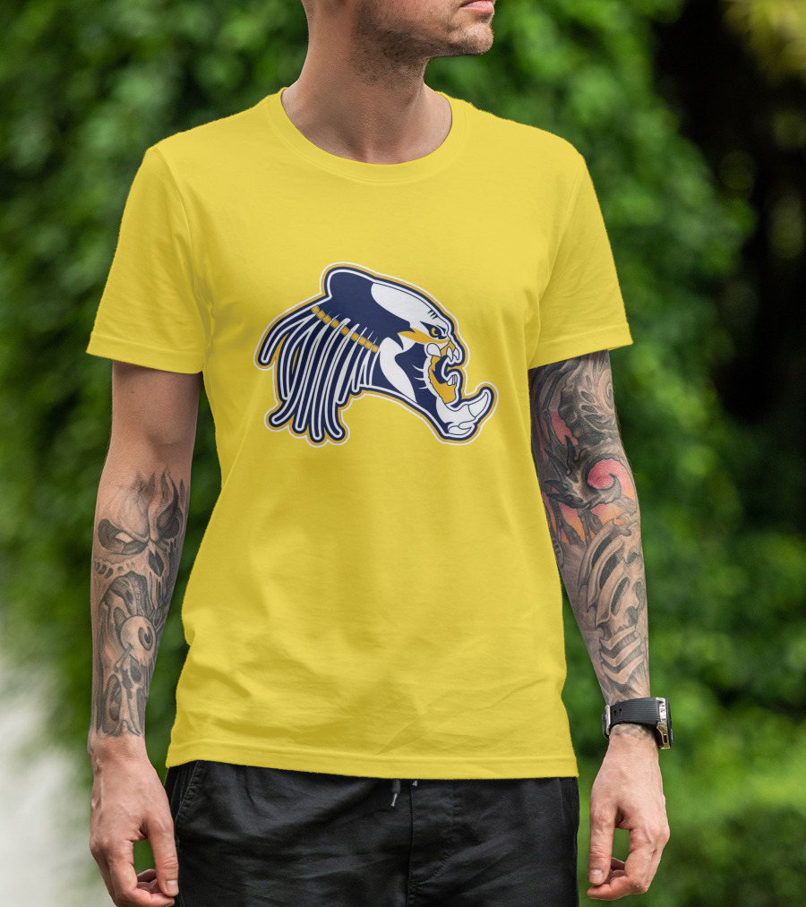 Nashville Predators Logo Iconic Saber-Tooth Tiger Head T-Shirt