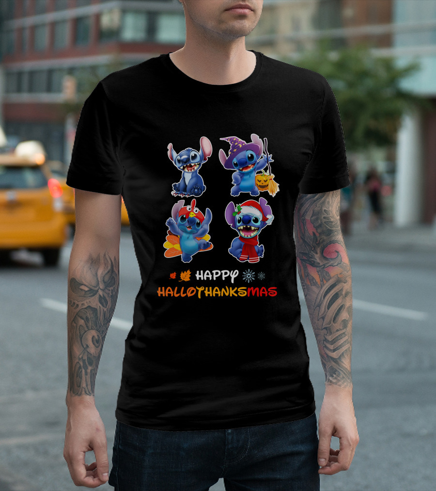HAPPY HalloThanksMas STITCH T-Shirt