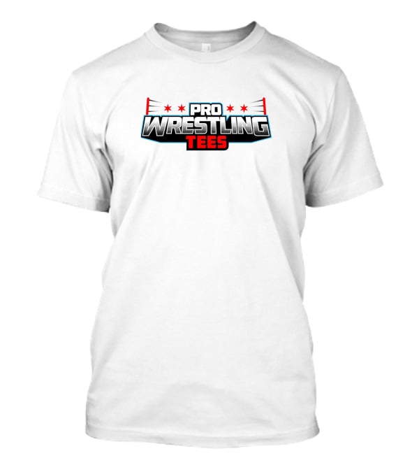 Pro Wrestling Tees Logo Iconic Wrestling Stars And Ropes T-Shirt