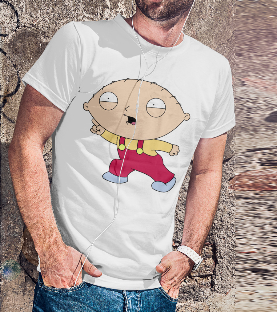 Stewie Griffin Angry Pose Family Guy Character T-Shirt