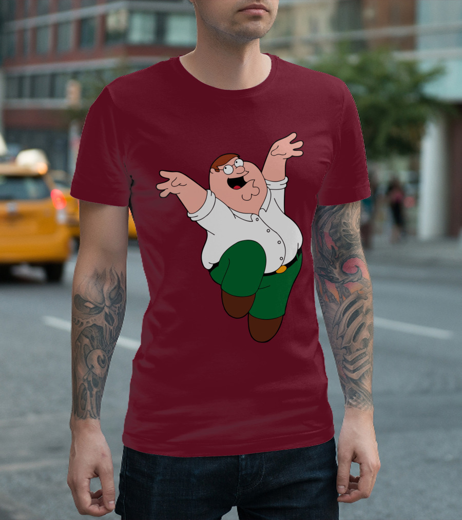 Peter Griffin Jumping Pose Family Guy T-Shirt