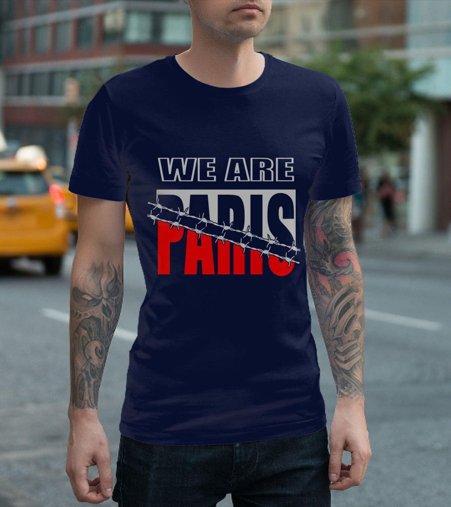 WE ARE PARIS Barbed Wire T-Shirt