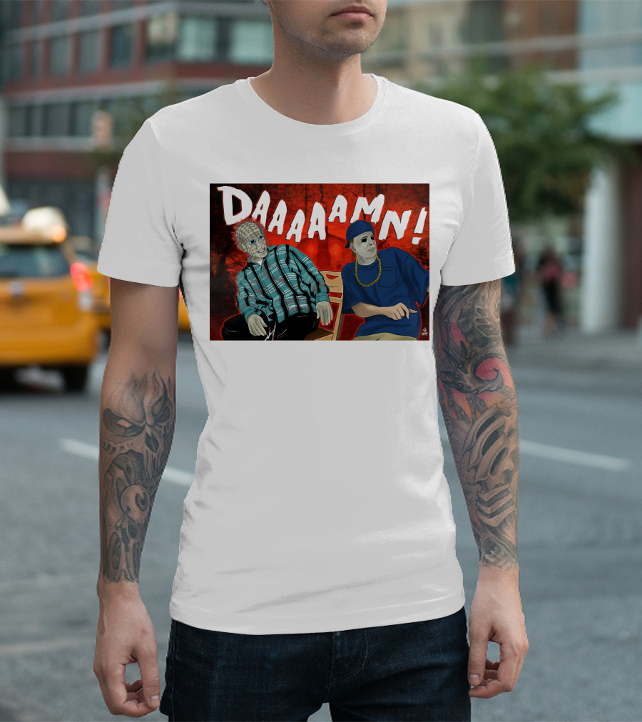 Daaaamn Horror Parody Friday Movie Scene T-Shirt