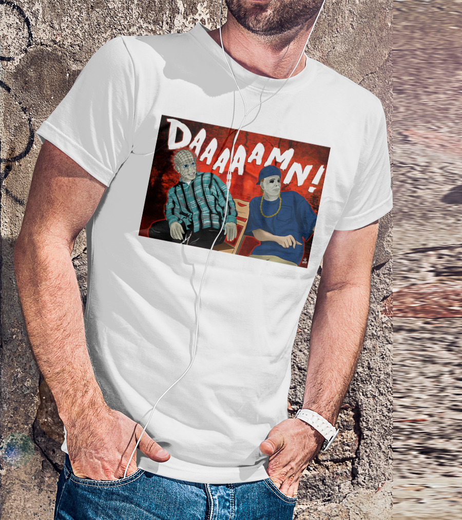 Daaaamn Horror Parody Friday Movie Scene T-Shirt