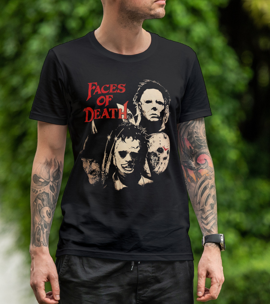 Faces Of Death Michael Myers Horror Icons T-Shirt