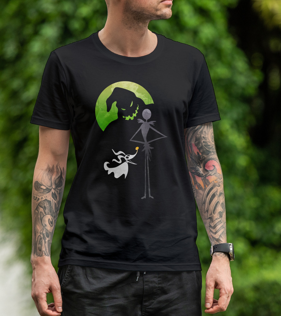 Jack Skellington Zero Oogie Boogie Moon T-Shirt