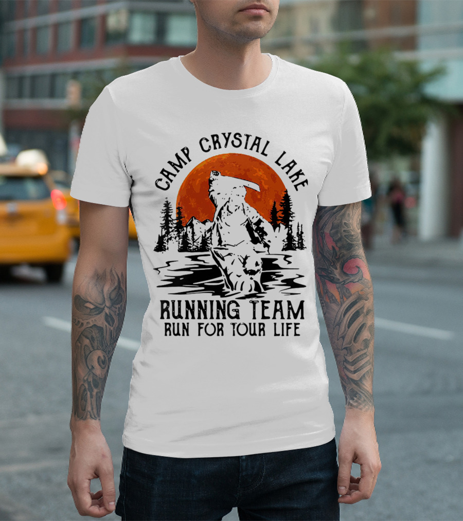 Camp Crystal Lake Running Team Run for Your Life T-Shirt