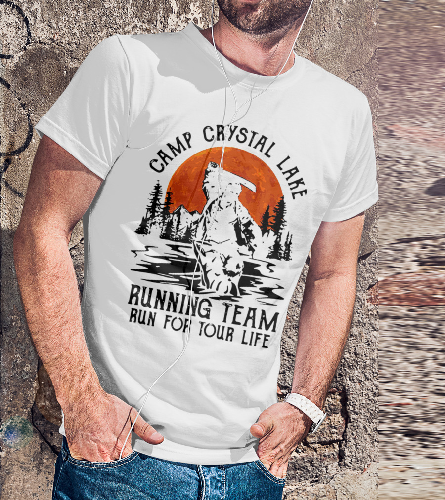 Camp Crystal Lake Running Team Run For Your Life T-Shirt