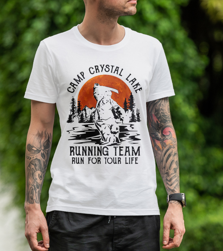Camp Crystal Lake Running Team Run For Your Life T-Shirt