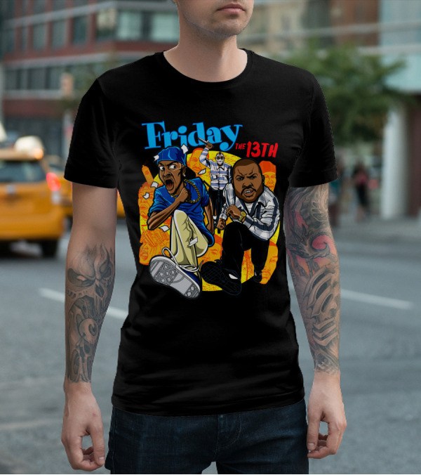 Friday The 13th Crossover With Ice Cube And Chris Tucker Characters T-Shirt
