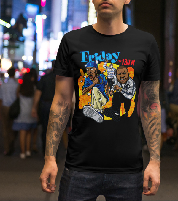 Friday The 13th Crossover With Ice Cube And Chris Tucker Characters T-Shirt