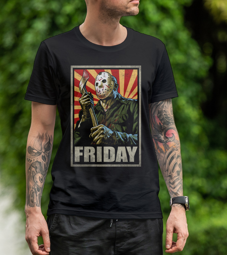 Jason Voorhees Friday Retro Horror T-Shirt