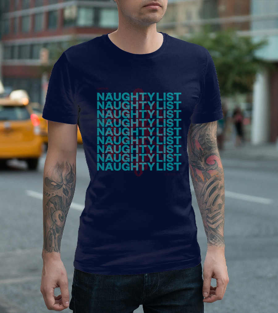 Liam Payne Naughty List Merch Shop Exclusive T-Shirt