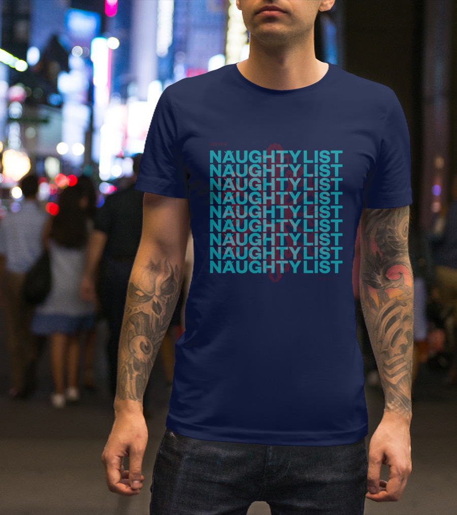 Liam Payne Naughty List Merch Shop Exclusive T-Shirt