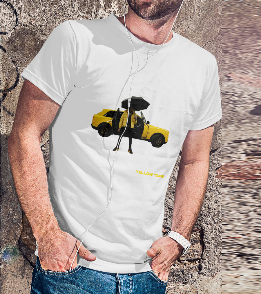 Key Glock Yellow Tape Car Umbrella T-Shirt