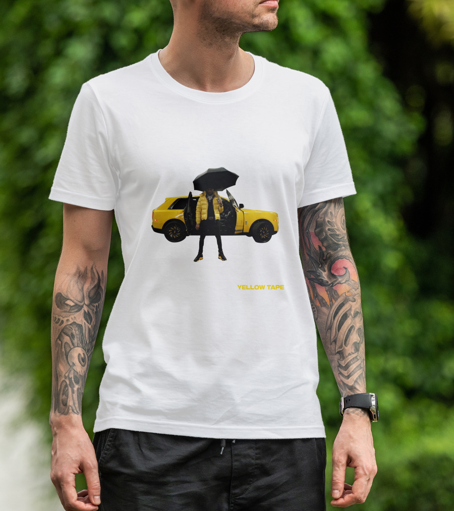 Key Glock Yellow Tape Car Umbrella T-Shirt