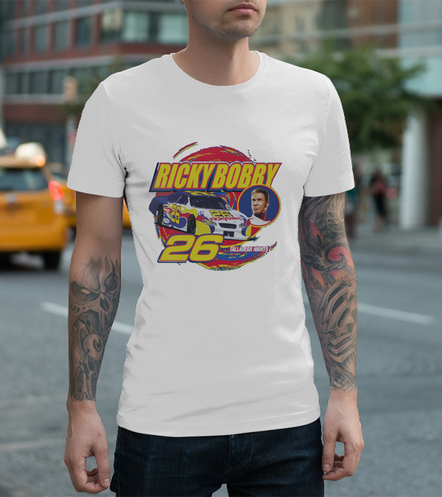 Ricky Bobby 26 Talladega Nights Racing Car T-Shirt