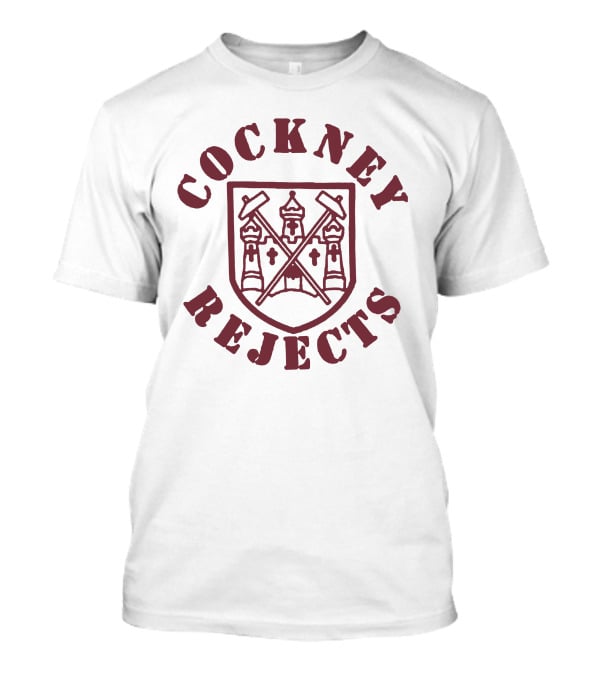 Cockney Rejects West Ham Hammers Crest T-Shirt
