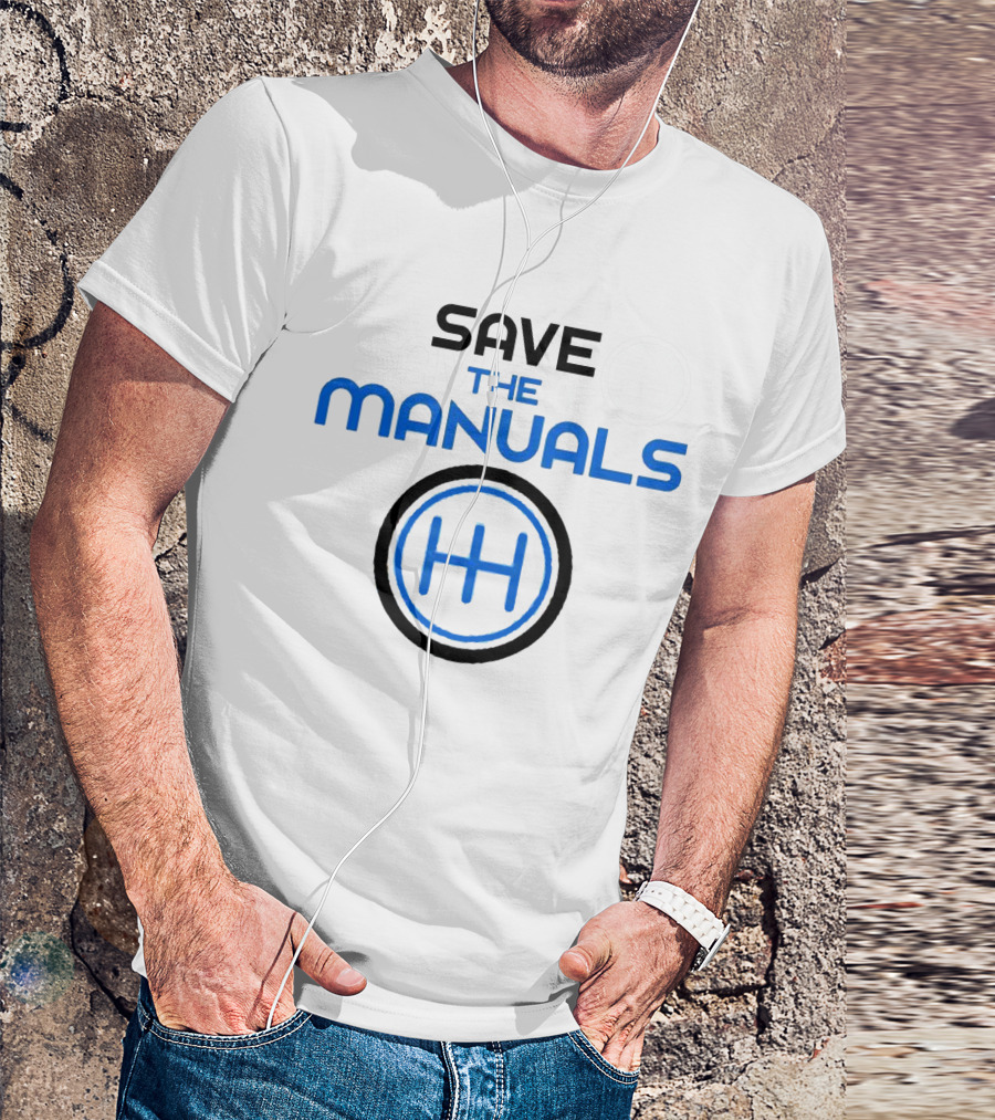 SAVE THE MANUALS Gear Shift T-Shirt