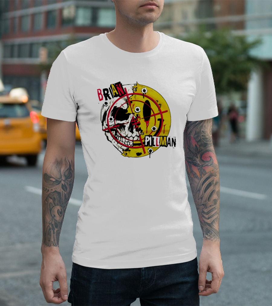 BRIAN PILLMAN TARGET SKULL HEADBANG T-Shirt
