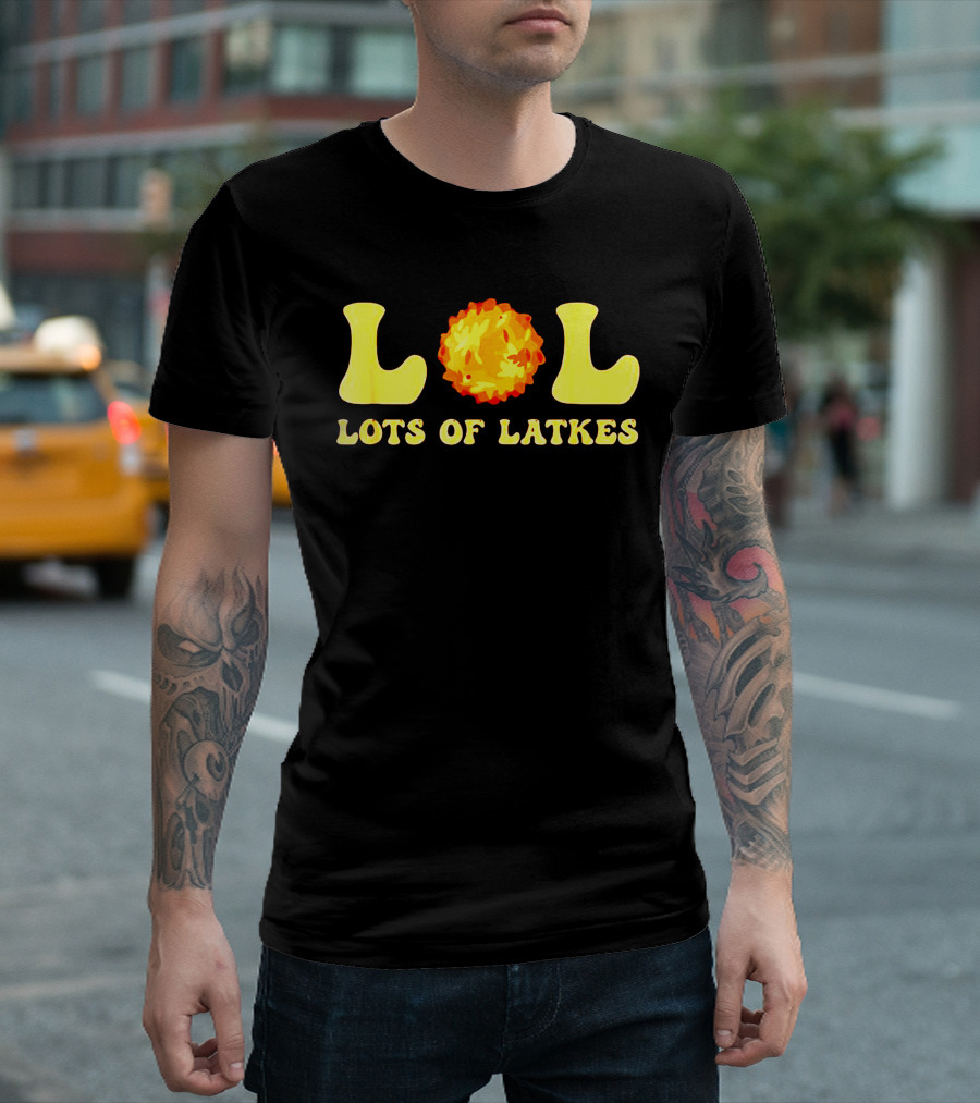 Happy Hanukkah LOL Lots Of Latkes T-Shirt