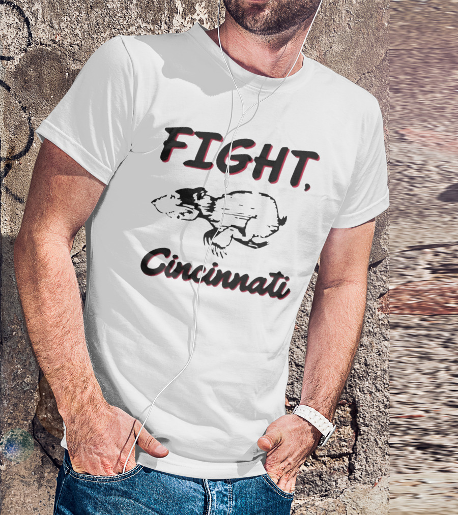 FIGHT CINCINNATI Football Bearcat T-Shirt