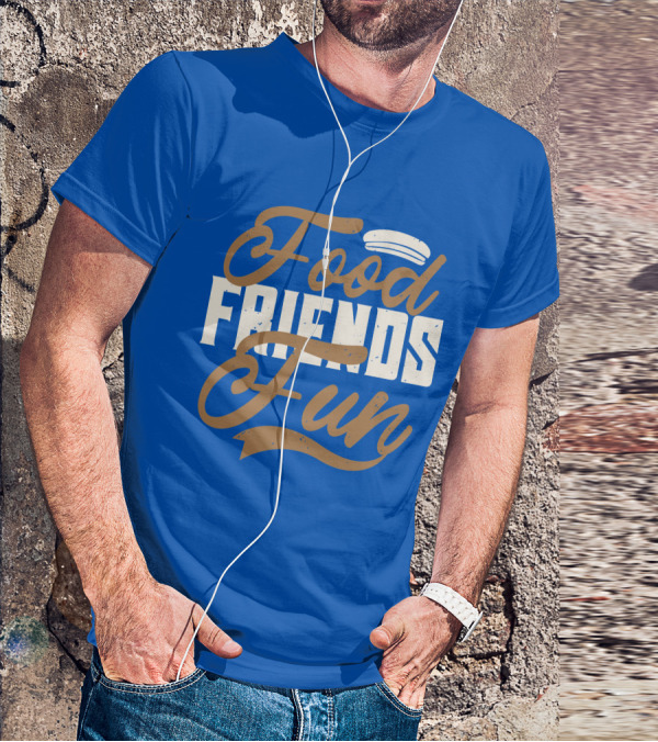 Food Friends Fun Sailor Hat T-Shirt