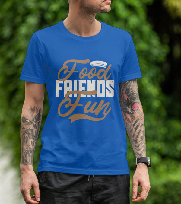 Food Friends Fun Sailor Hat T-Shirt