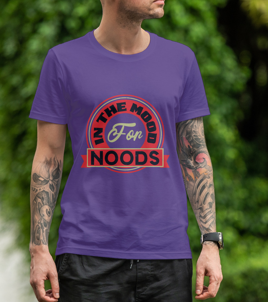 In The Mood For Noods Circle Emblem T-Shirt