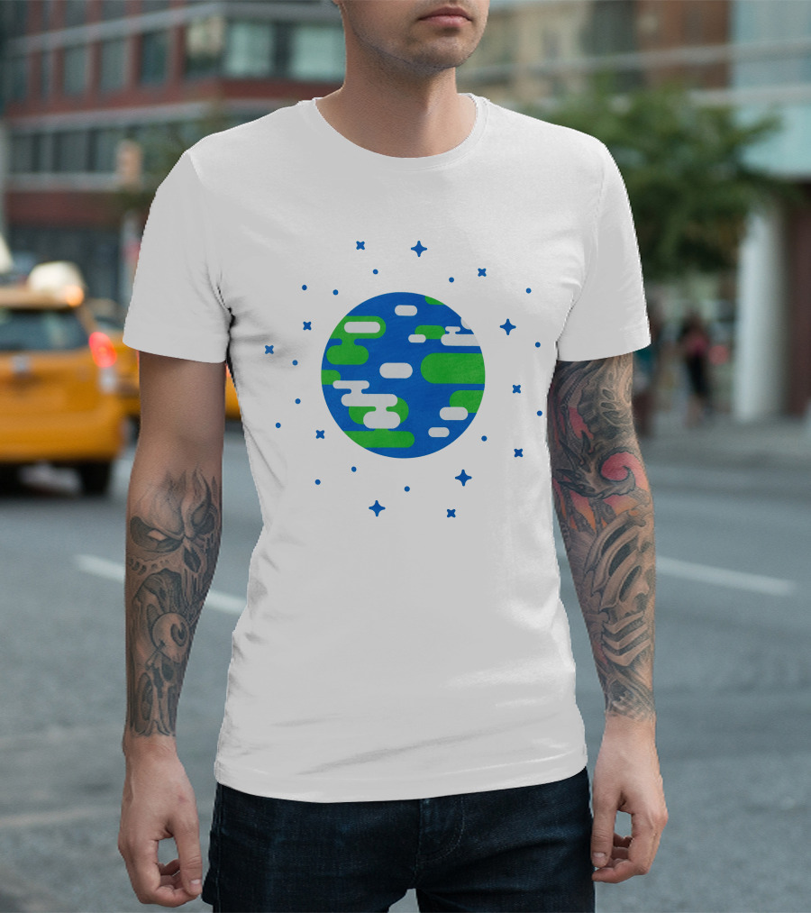 Kurzgesagt Earth Space T-Shirt