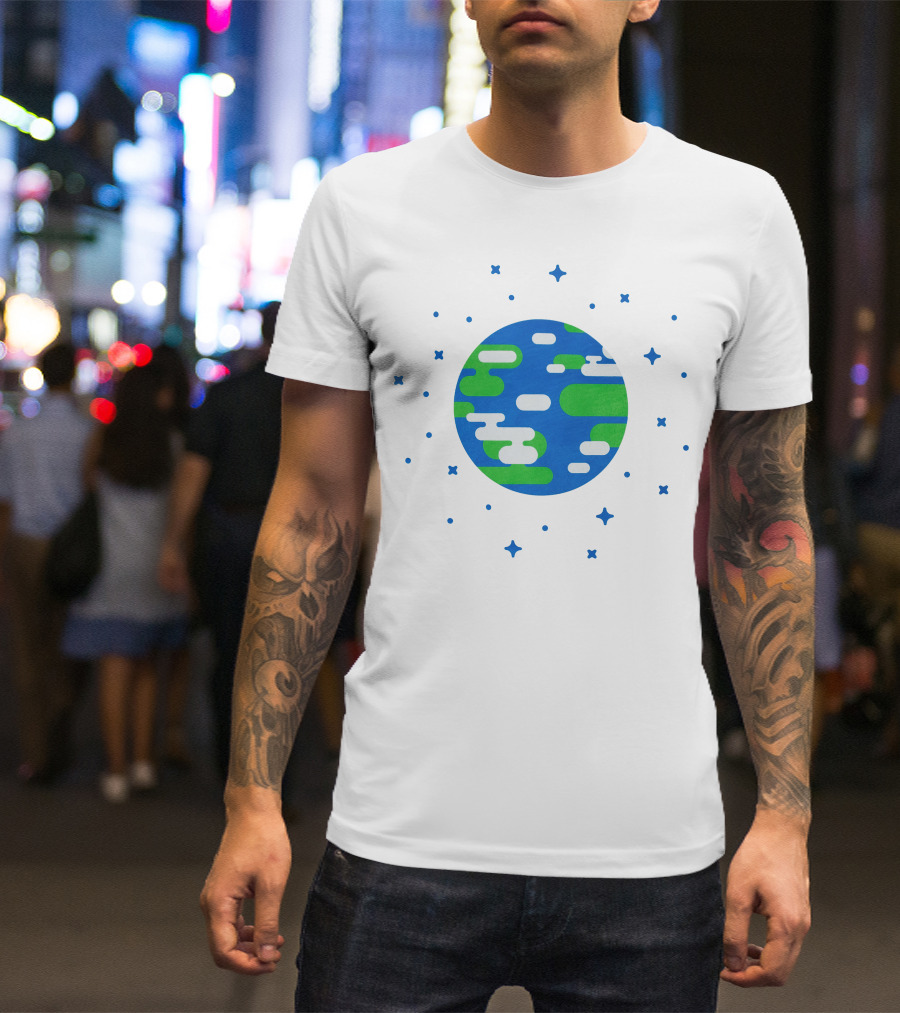 Kurzgesagt Earth Space T-Shirt