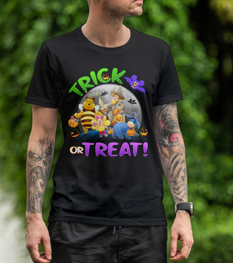 Trick Or Treat Winnie The Pooh Halloween Costumes T-Shirt