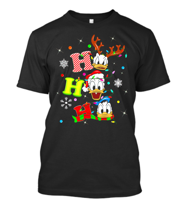 Ho Ho Ho Donald Duck Christmas Festive T-Shirt