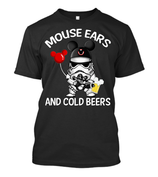Mouse Ears And Cold Beers Stormtrooper T-Shirt