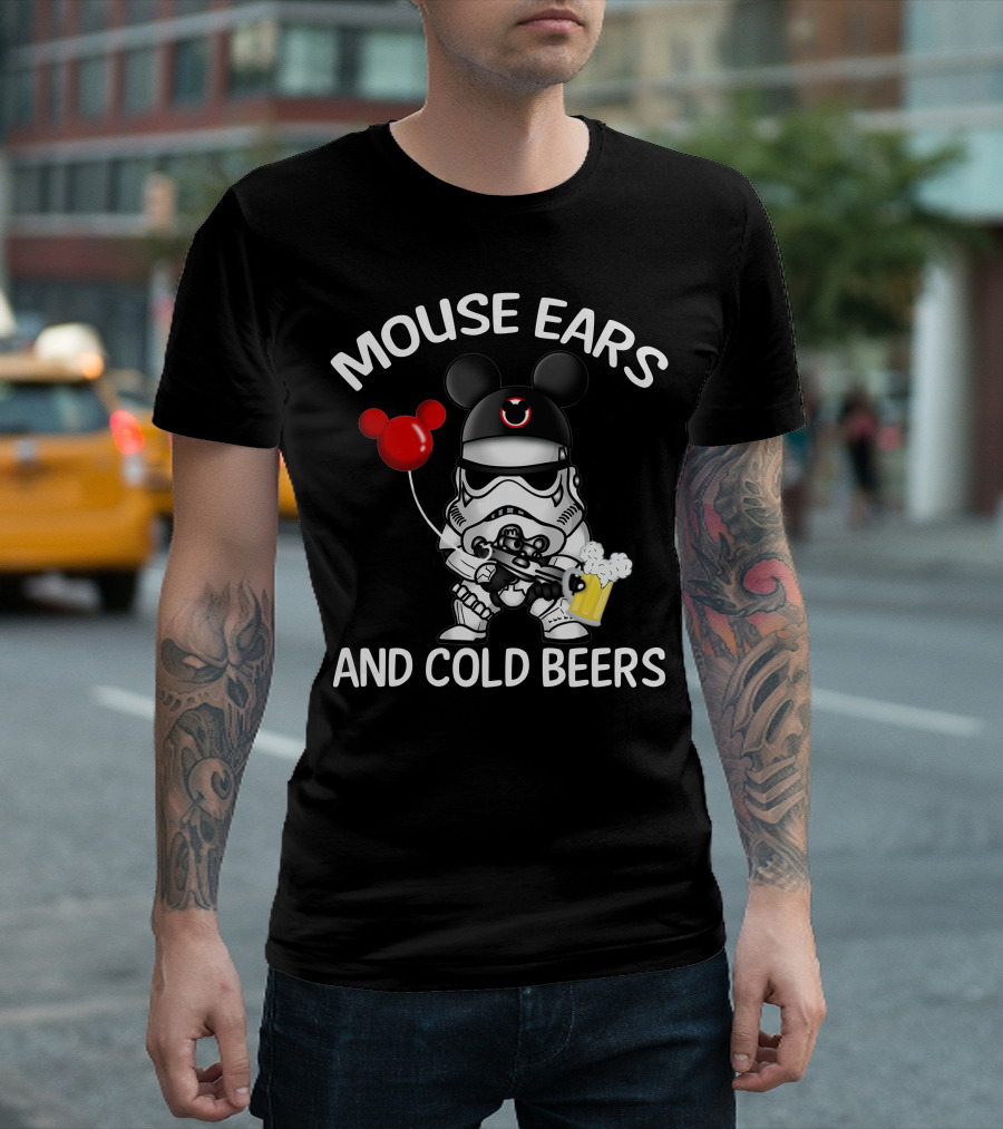 Mouse Ears And Cold Beers Stormtrooper T-Shirt