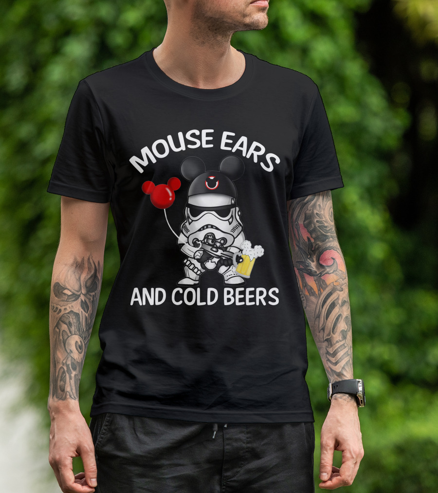 Mouse Ears And Cold Beers Stormtrooper T-Shirt