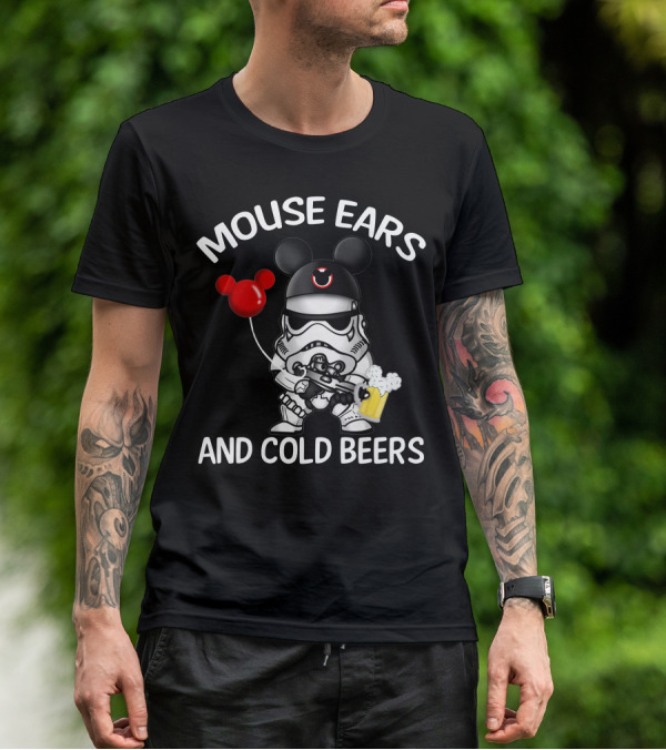 Mouse Ears And Cold Beers Stormtrooper T-Shirt