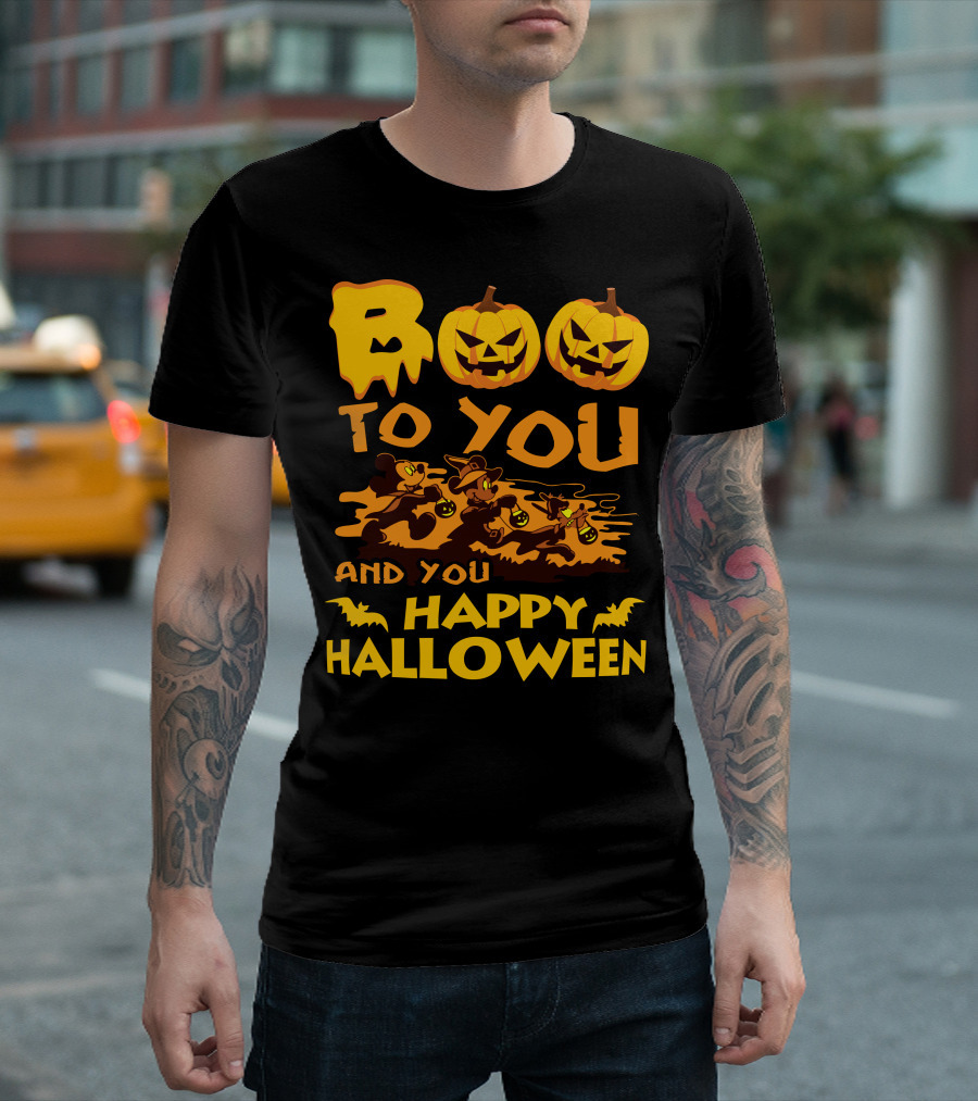Boo To You And You Happy Halloween T-Shirt