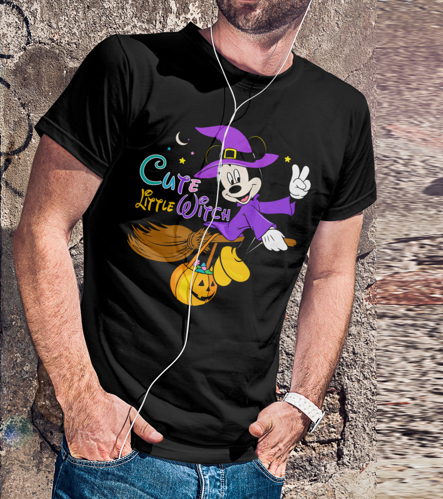 Cute Little Witch Halloween T-Shirt