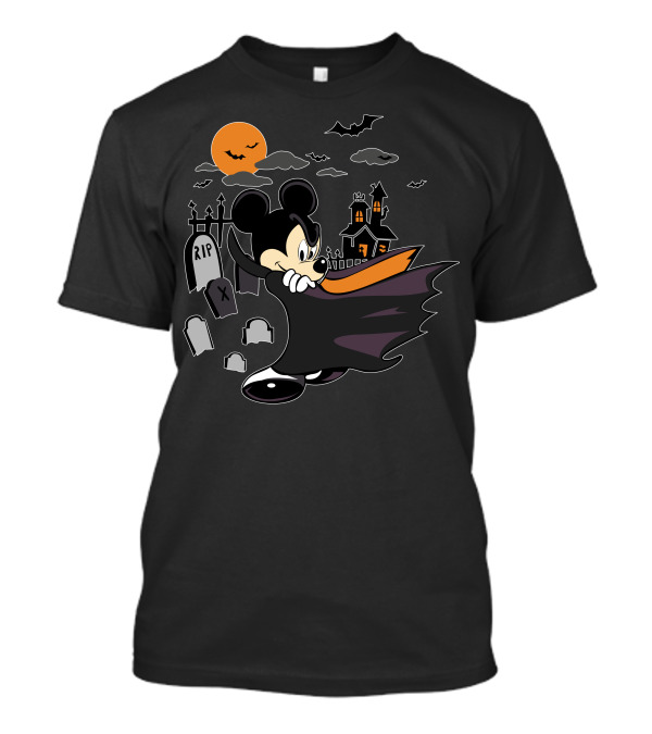 Mickey Halloween Vampire Castle Night T-Shirt