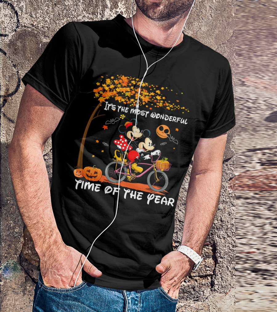 It's The Most Wonderful Time Of The Year Halloween Mickey Minnie T-Shirt