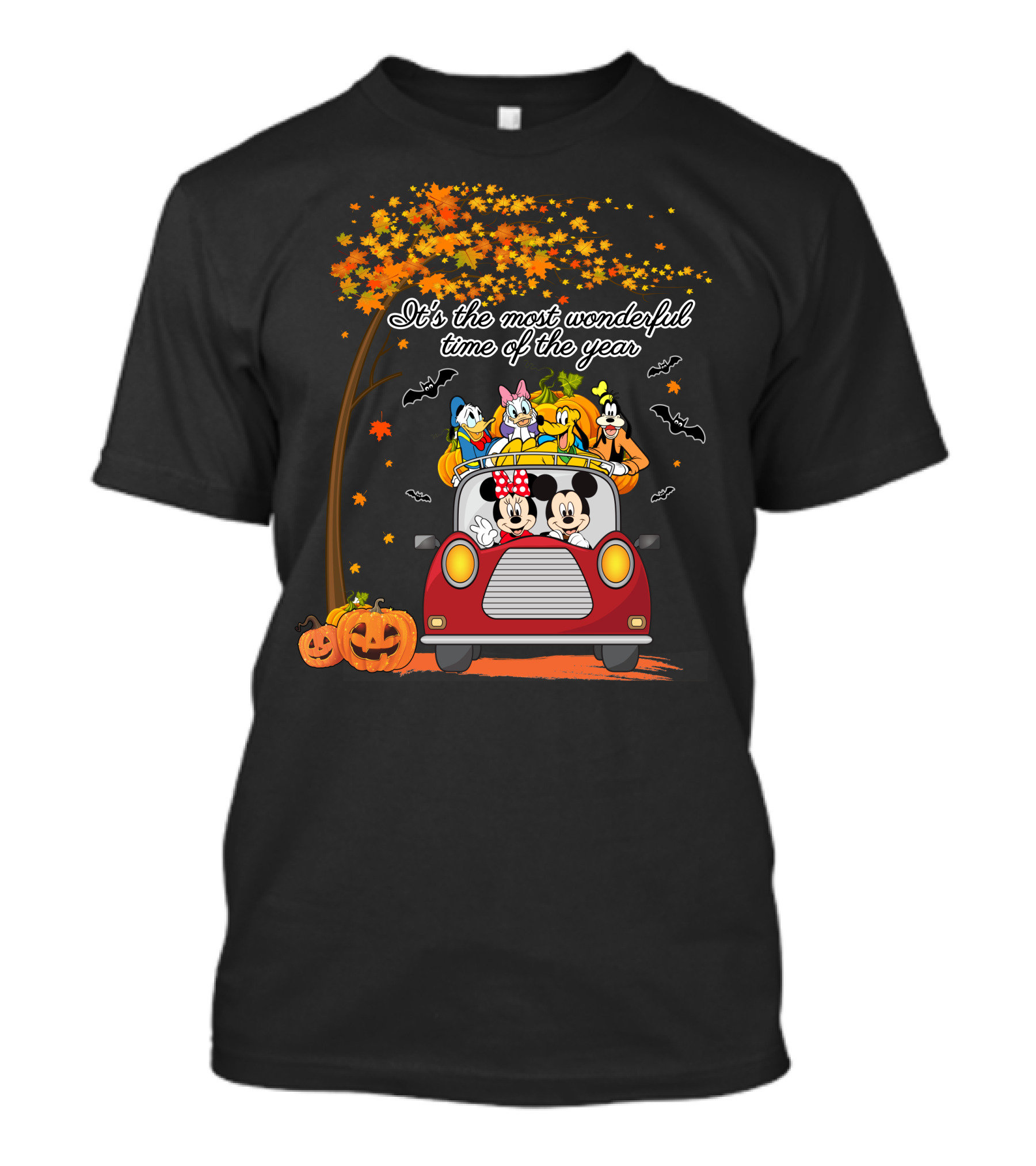 It's The Most Wonderful Time Of The Year With Mickey Minnie And Friends In Halloween Adventure T-Shirt