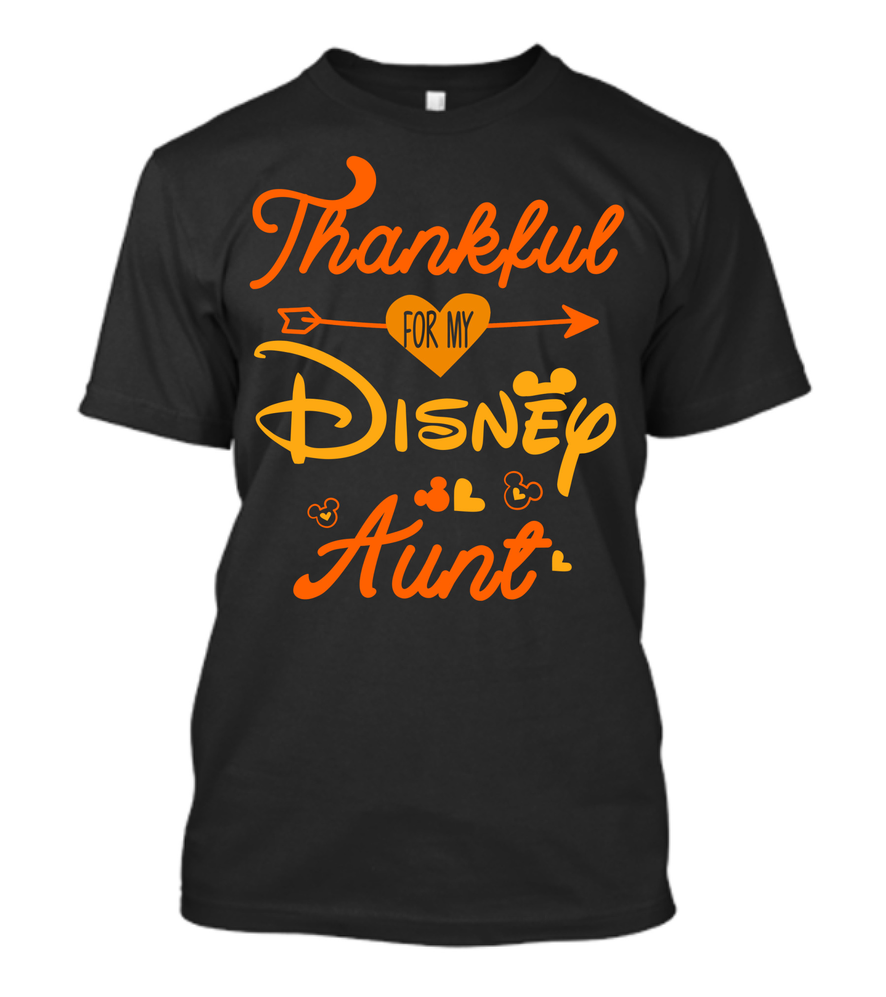 Thankful For My Disney Aunt Thanksgiving T-Shirt