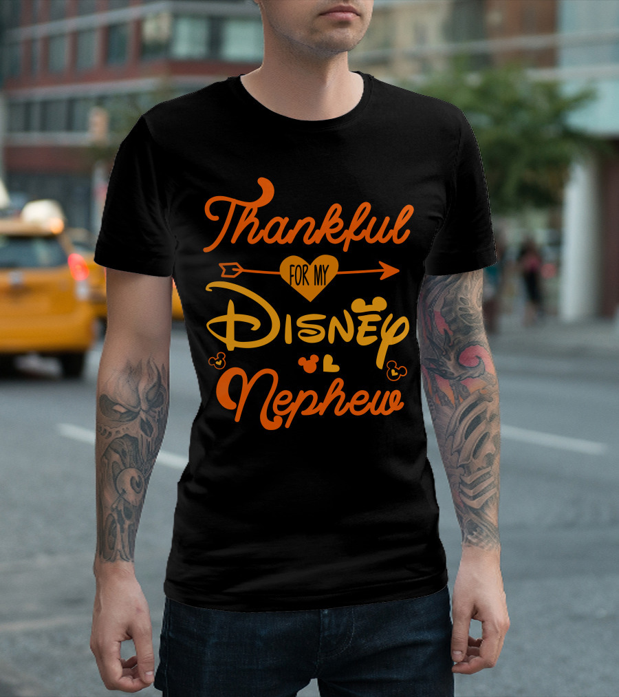 Thankful For My Disney Nephew Thanksgiving T-Shirt
