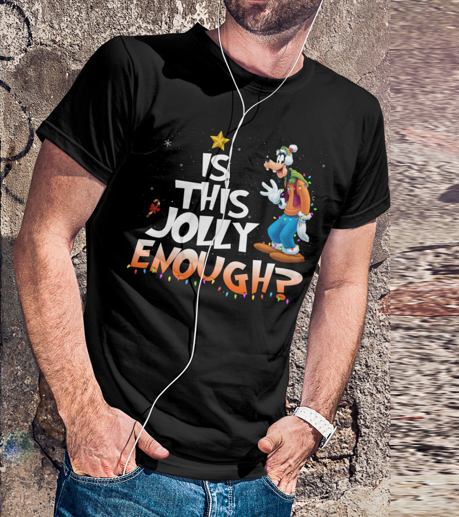 Goofy Is This Jolly Enough Christmas Lights T-Shirt