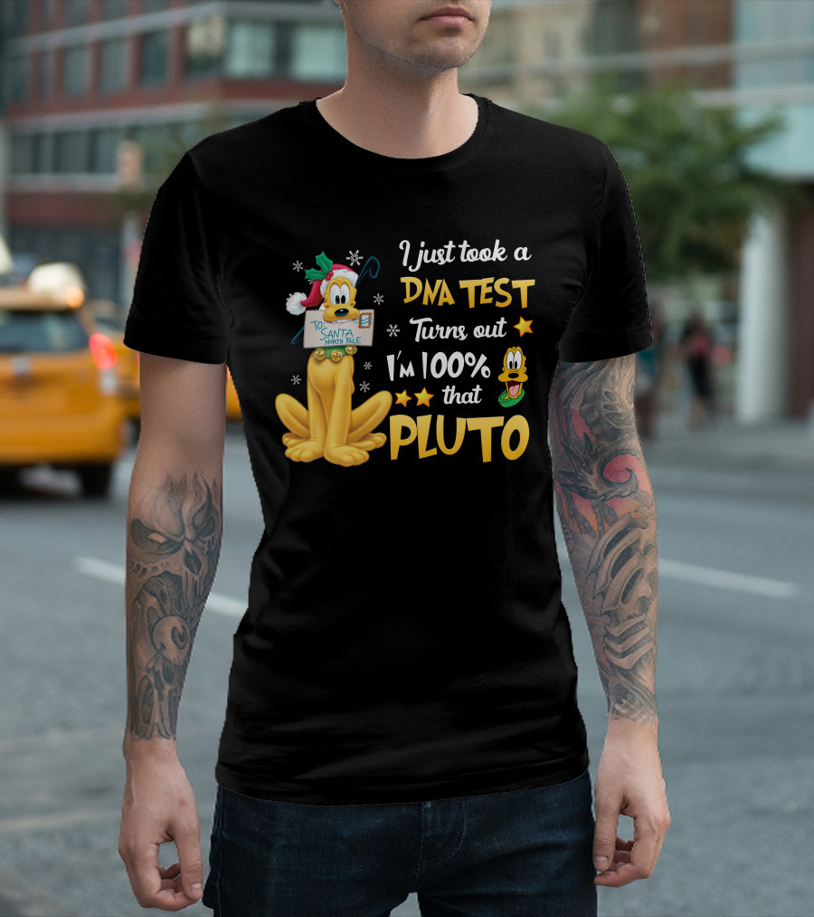 I Just Took A Dna Test Turns Out I'm 100% That Pluto Santa North Pole T-Shirt