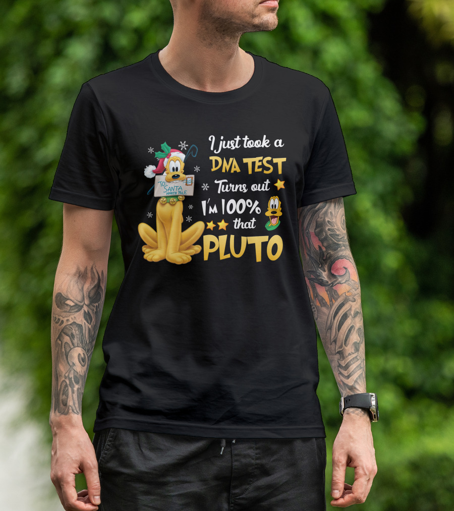 I Just Took A Dna Test Turns Out I'm 100% That Pluto Santa North Pole T-Shirt