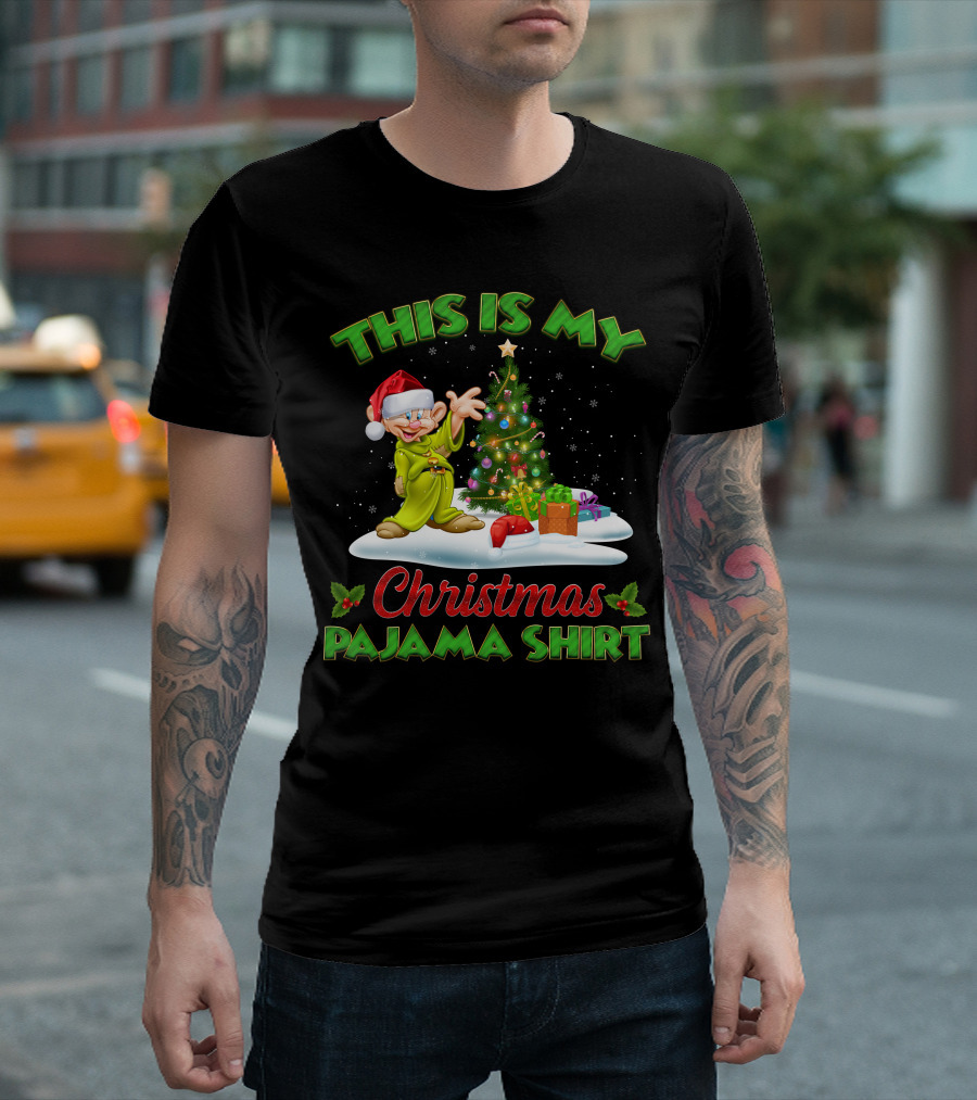This Is My Christmas Pajama Shirt Dopey T-Shirt